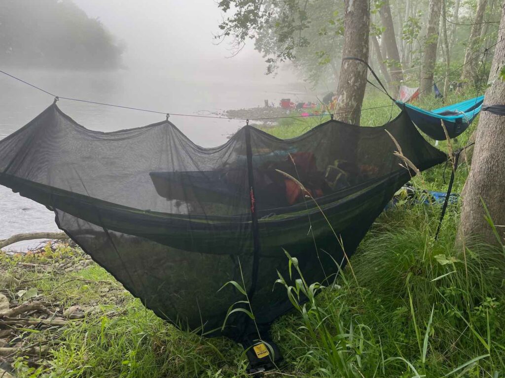 The Cleveland Fagowees doing some kayak camping on the Allegheny river